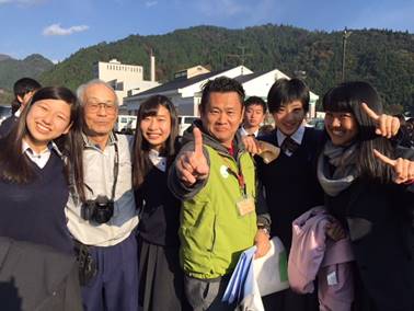 中学3年生広島研修　３日目　退村式　宮島見学