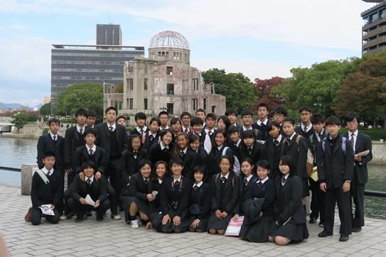 中３　広島研修　平和学習と民泊・家業体験