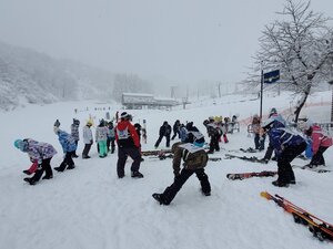 スキー教室1日目