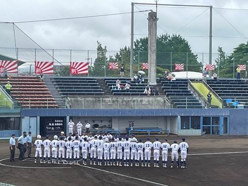 高校硬式野球部 夏の大会初戦