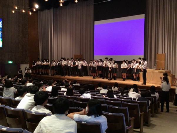 高校2年 学年集会