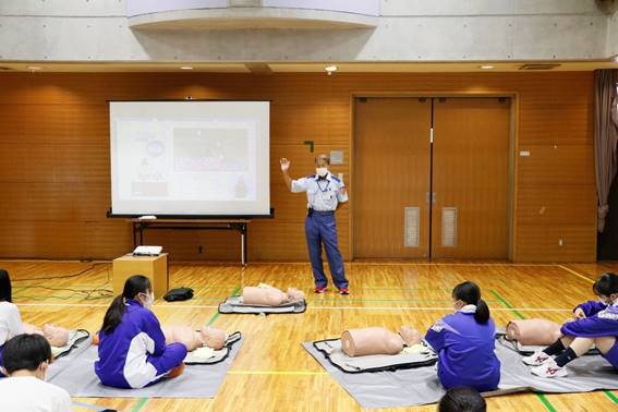 中学３年生　救命講習会