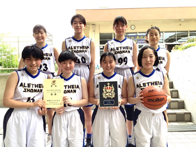 中学バスケットボール部　地区大会　男女共に優勝