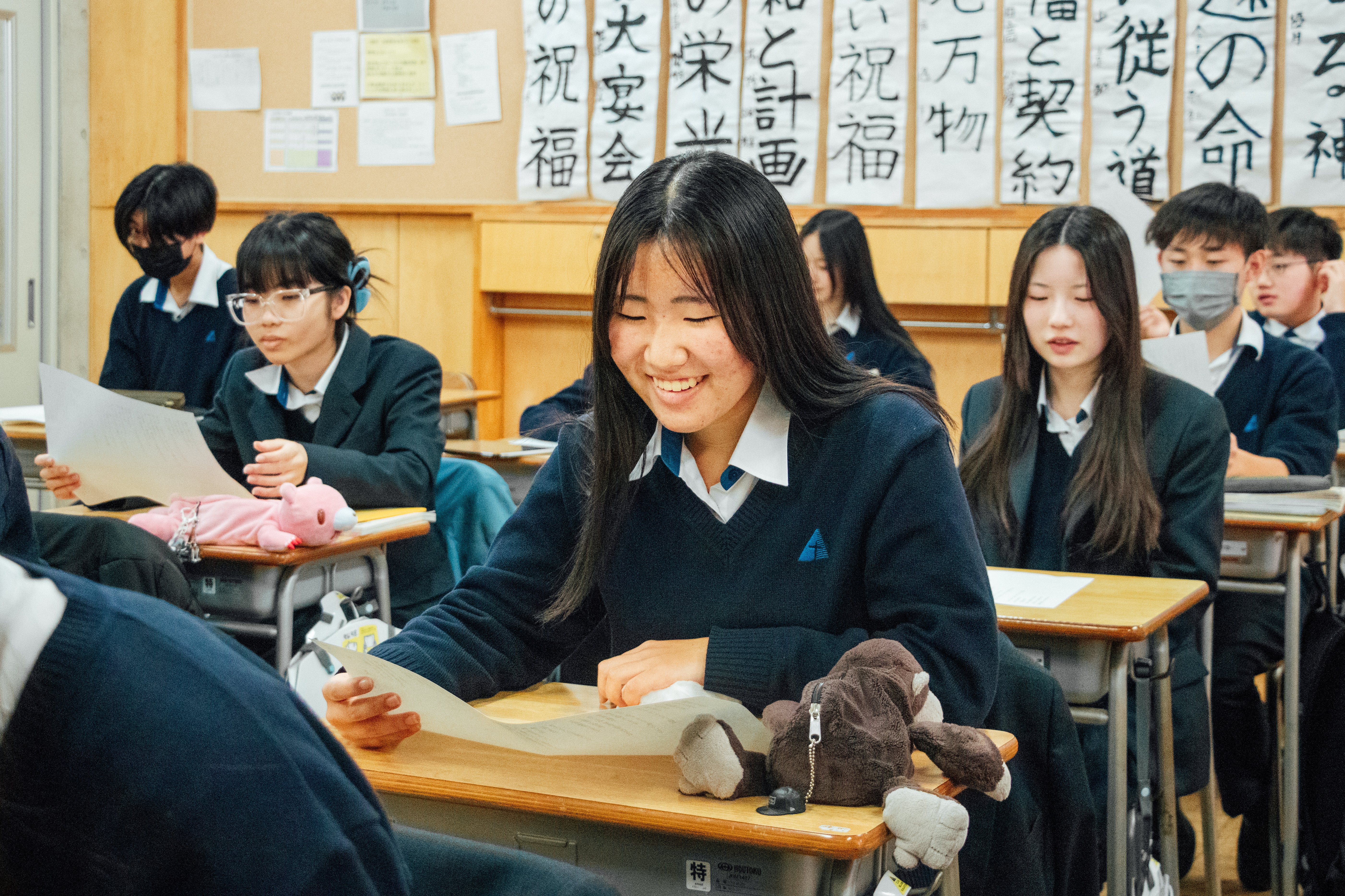 中学2年生の国語の授業