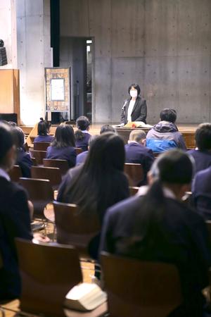 ２０２３年　３学期がスタートしました！　(始業式・席書大会)