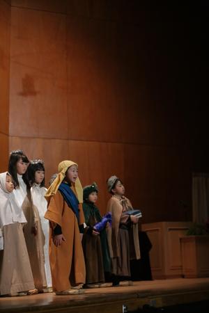 クリスマスおめでとう（３年生のページェント）